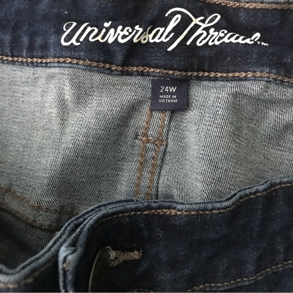 Universal Thread High Rise Skinny fit distressed jeans Womens Size 24W - Picture 3 of 4